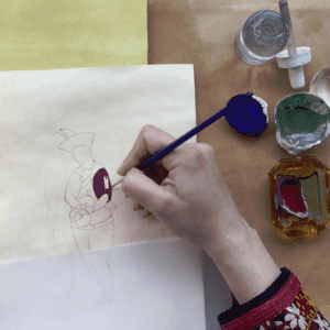 A Note Persian Miniature Painting: Materials and Techniques