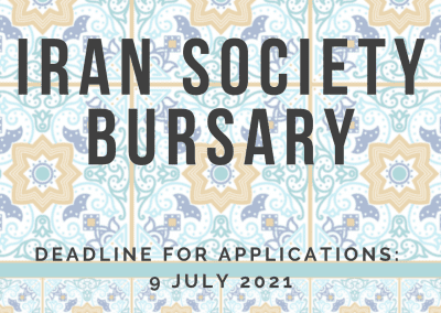 Iran Society Bursary