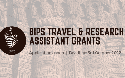 BIPS Research and Travel Grants – Deadline 3rd October 2022