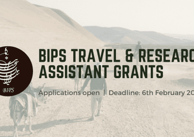 BIPS Research and Travel Grants – Deadline 6 February 2023