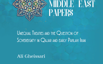 Published: Unequal Treaties and the Question of Sovereignty in Qajar and early Pahlavi Iran