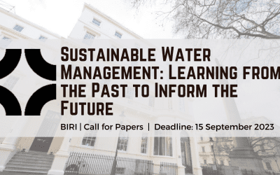 Sustainable Water Management: Learning from the Past to Inform the Future