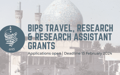 BIPS Research, Research Assistant and Travel Grants – Deadline 13 February 2024