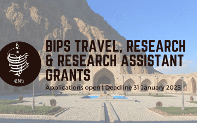 BIPS Research, Research Assistant and Travel Grants – Deadline 31 January 2025