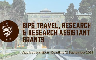 BIPS Research, Research Assistant and Travel Grants – Deadline 12 September 2025