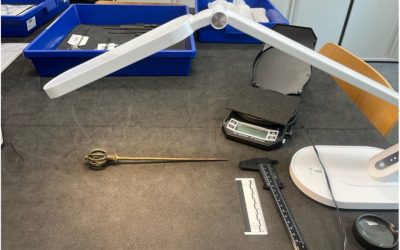 Travel to Ashmolean Museum for pXRF analysis of pins for dissertation research