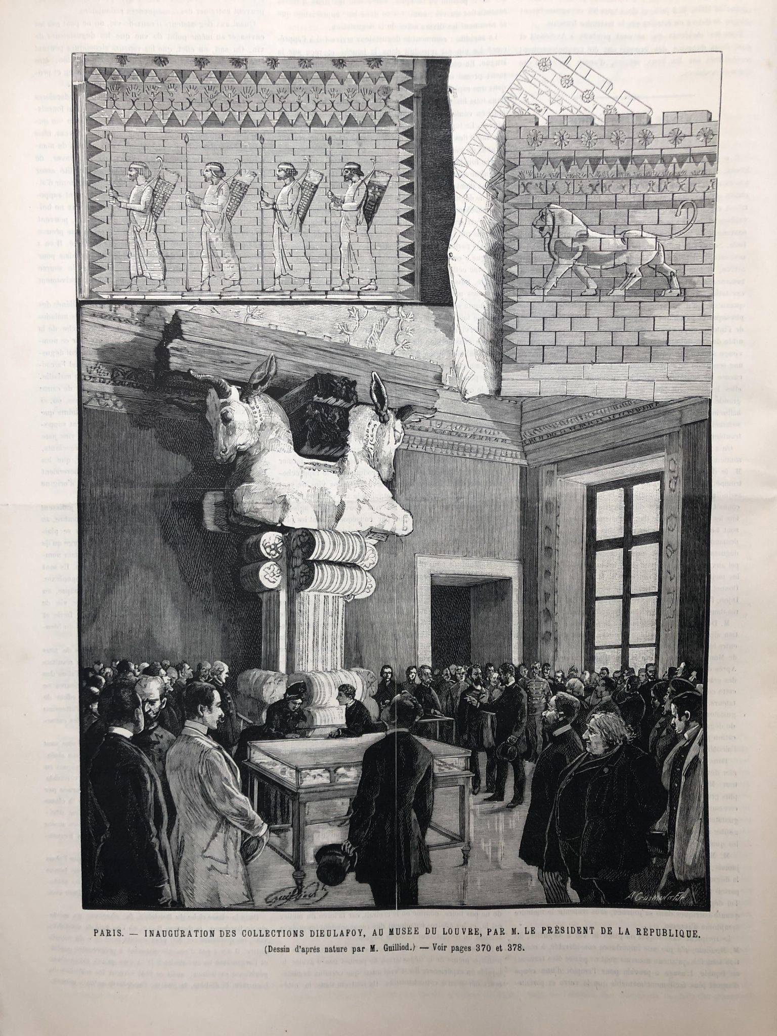 Figure 3.4 Inauguration of Susa finds