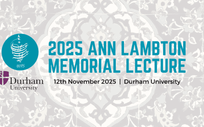 2025 Ann Lambton Memorial Lecture