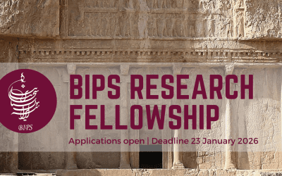 BIPS Research Fellowship – Deadline 23 January 2026