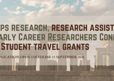 Student Travel Grants, Early Career Researchers Conference Grant, and Research and Research Assistant Grants