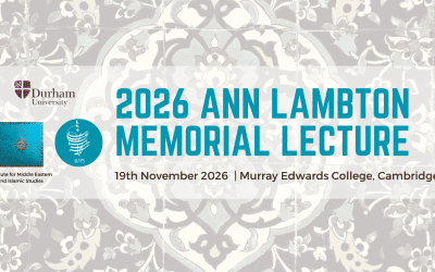 2026 Ann Lambton Memorial Lecture